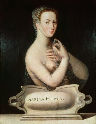 Sabina Poppaea、1570年頃 作： Fontainebleau School